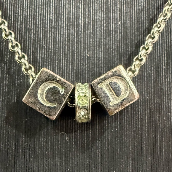 Christian Dior “CD” Silver Necklace - Picture 15 of 16